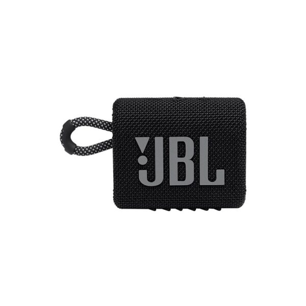 Caixa de Som Bluetooth JBL GO3 IPX7, Potência de 4.2 W RMS, À Prova d'água, Autonomia de 5 Horas Preto