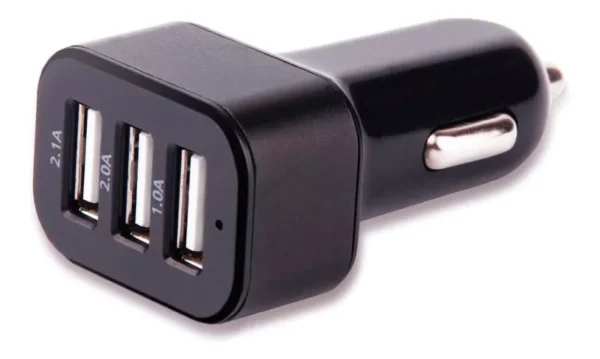 Carregador Automotivo C/3 Saídas USB 2.1A CB074