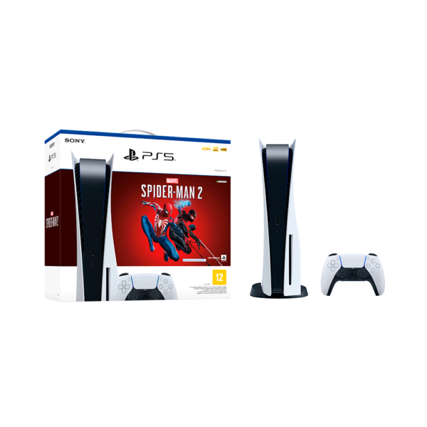 Console Sony PlayStation®5 + Marvel's Spider-Man 2 - CFI-1214A01X 825GB SSD