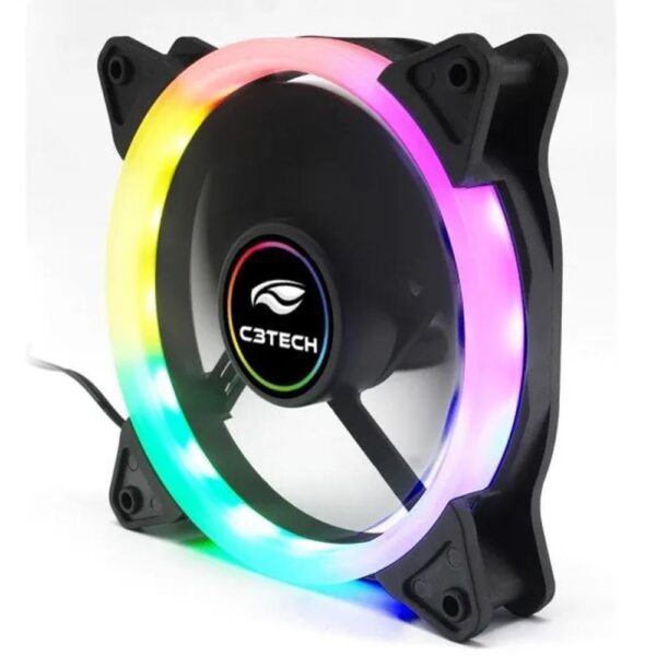 Cooler Gamer Fan F7-L200RGB 12CM C3Tech - Image 3