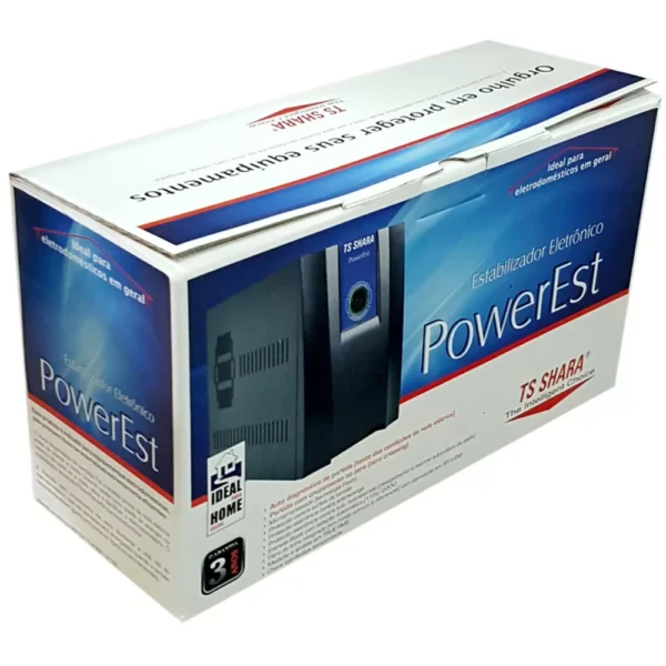 Estabilizador bivolt Powerest 2000va 6 tomadas 9011 Ts Shara - Image 3