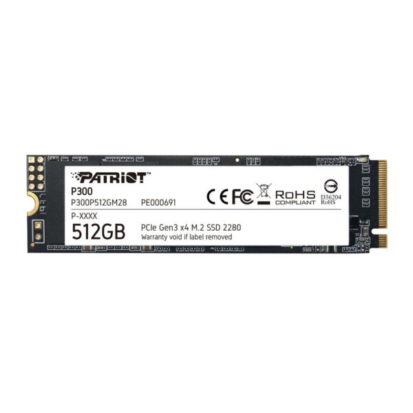 HD Ssd M.2 512GB Patriot 2280 m key nvme P300P512GM28