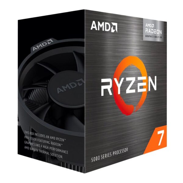 Processador AMD Ryzen 7 5700G, 8-Core, 16-Threads, 3.8GHz (4.6GHz Turbo), Cache 20MB, AM4, 100-100000263BOX