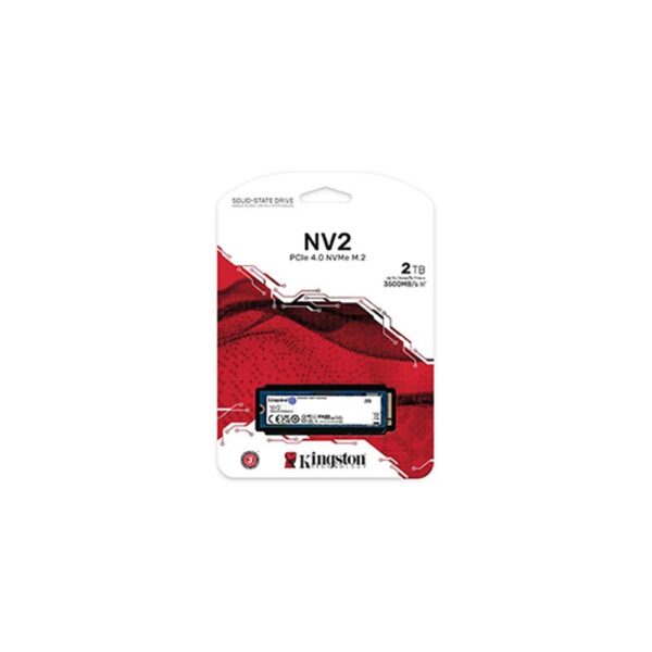 HD SSD Kingston NV2 2 TB, M.2 2280 PCIe, NVMe, Leitura: 3500 MB/s e Gravação: 2800 MB/s - SNV2S/2000G