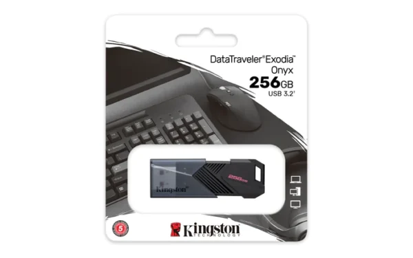 Pen Drive 256GB Exodia Onyx USB 3.2 - Kingston