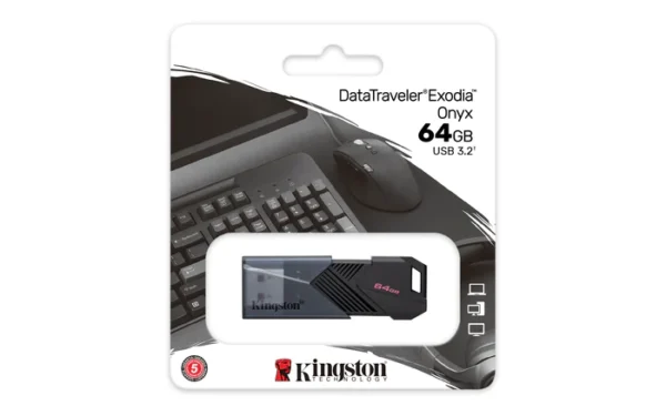 Pen Drive 64GB Exodia Onyx USB 3.2 - Kingston