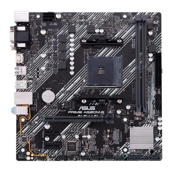 Placa Mãe Asus Prime A520M-E, AMD AM4, mATX, DDR4