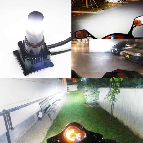 Farol de Motocicleta led h4 hi-lo feixe 25w 5000lm - Image 4