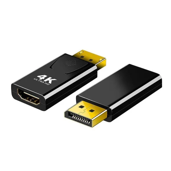 Adaptador Displayport Para Hdmi Conversor 4k 60hz Tv Monitor