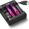 Carregador Elgin SCUSB Compatível AA/AAA e Baterias 9V