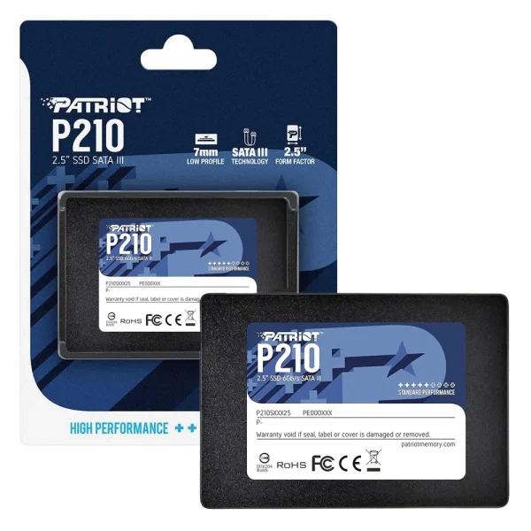 HD SSD Patriot P210 2Tb Sata 3 - P210S2TB25 - 5499