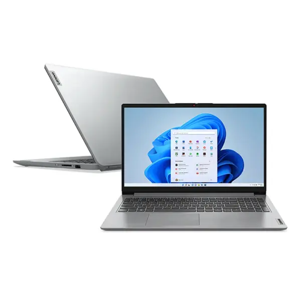 Notebook Lenovo Ultrafino IdeaPad 1i i7-1255U - 15.6" 12GB - 512GB SSD - Intel Iris® Xe - 82VY000PBR Cloud Grey