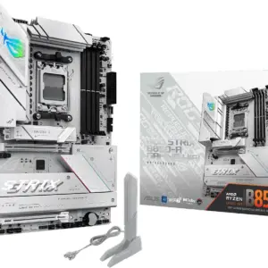 Placa mãe ASUS ROG STRIX B850 Wifi, AM5, Bluetooth, Wi-fi, DisplayPort, HDMI, Branco