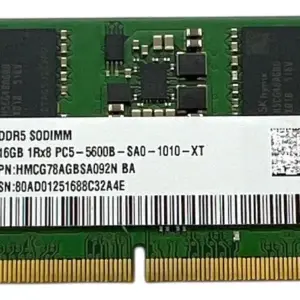 Memória Ddr5 16gb Pc5 5600mhz Notebook Sk Hynix