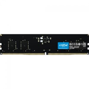 Memória Ram Para Pc Ddr5 16gb 5600mhz Cl46 Crucial Basics Ct16g56c46u5 Desktop Udimm Preto
