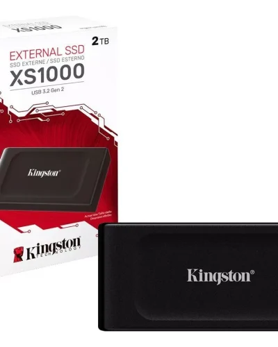 HD SSD Externo Kingston XS1000, 1TB, USB 3.2 Gen 2x2, Portátil - 0003