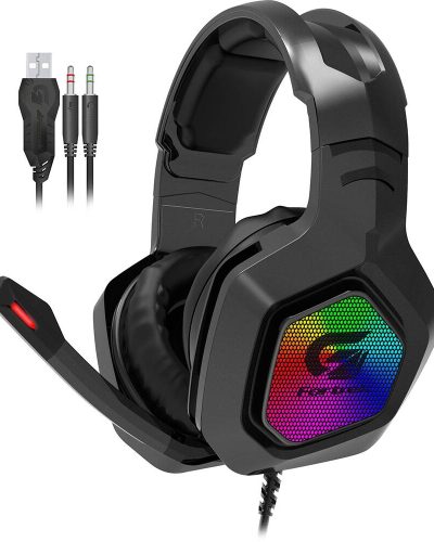Headset Gamer Fortrek Black Hawk P2 + USB RGB Preto 70530 - 0002