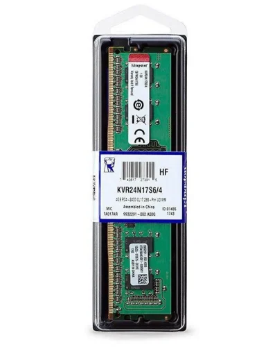 Memória Kingston, 4GB, 1600MHz, DDR3 - KVR16N11-4