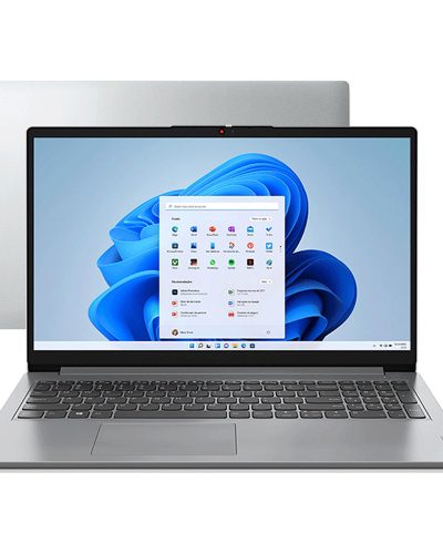 Notebook Lenovo Ultrafino IdeaPad 1i i5-1235U - 15.6 - 8GB - 512GB SSD - Intel Iris Xe - 82VY000QBR Cloud Grey - 0001