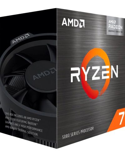 Processador AMD Ryzen 7 5700G, 8-Core, 16-Threads, 3.8GHz (4.6GHz Turbo), Cache 20MB, AM4, 100-100000263BOX - 0001